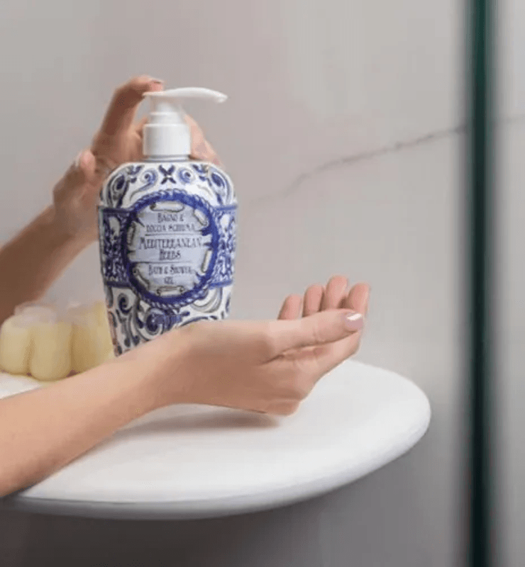 Rudy-Maioliche-Bath & Shower gel  700ml ‘Mediterranean Her