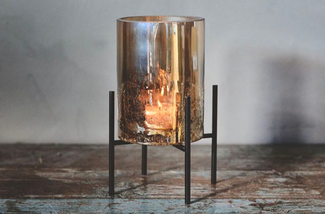 Hovedbilde Trend design lysglass m stativ Champagne 