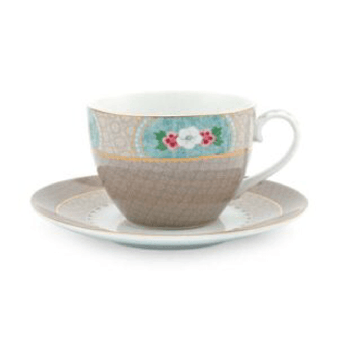 Hovedbilde Capp.cup and sauser khaki Blushing Birds