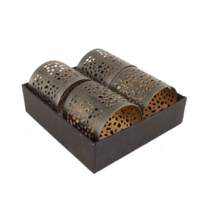 Serviettringer 4pk gaveeske