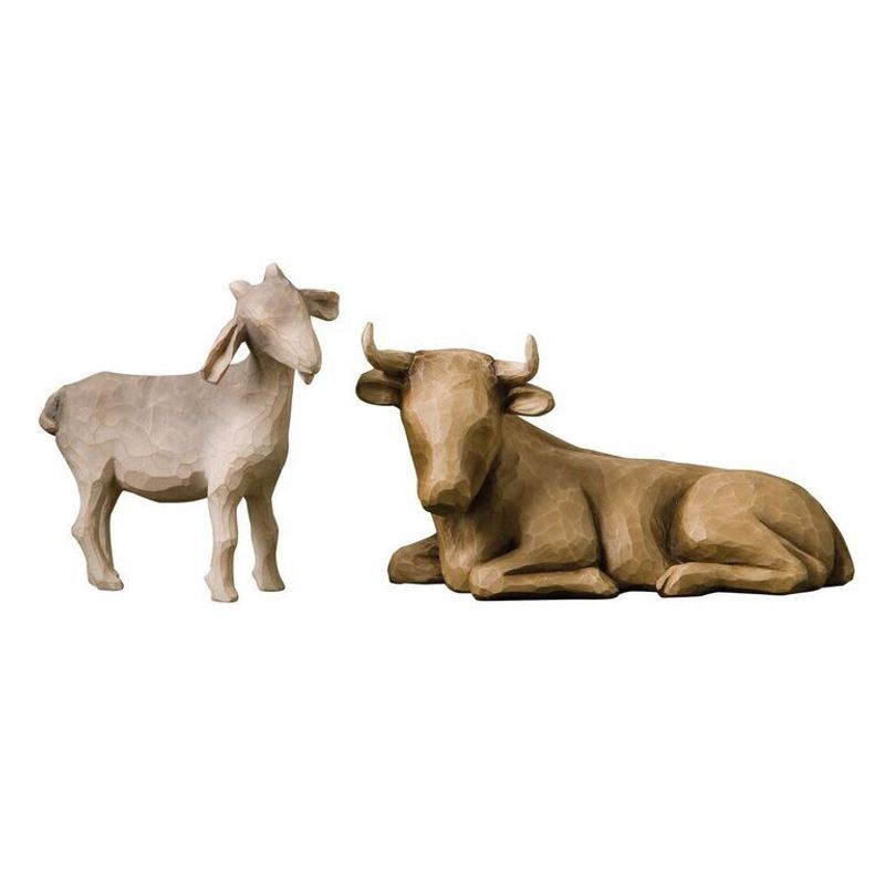 Willow tree OX and goat