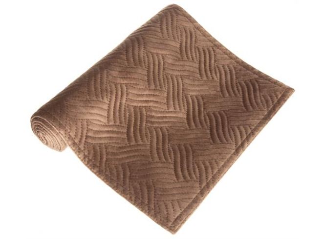 Hovedbilde Løper wave velur brungrå 40x140